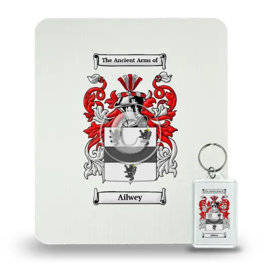 Ailwey Mouse Pad and Keychain Combo Package