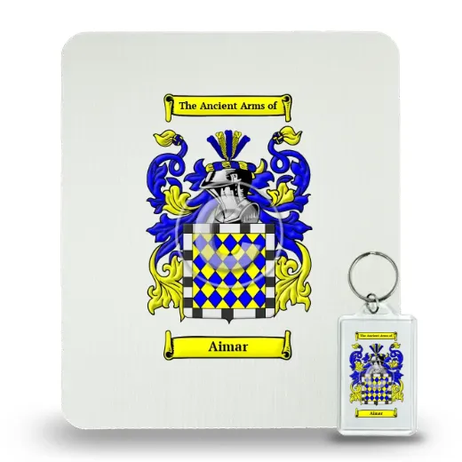 Aimar Mouse Pad and Keychain Combo Package