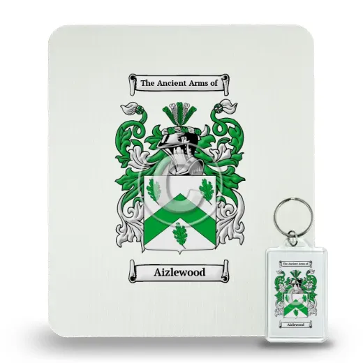 Aizlewood Mouse Pad and Keychain Combo Package