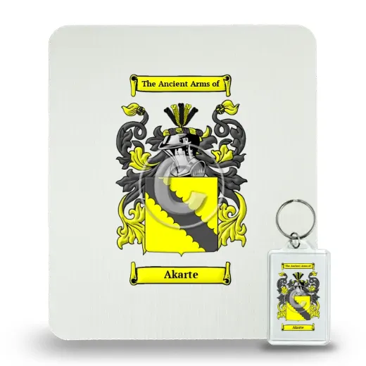 Akarte Mouse Pad and Keychain Combo Package
