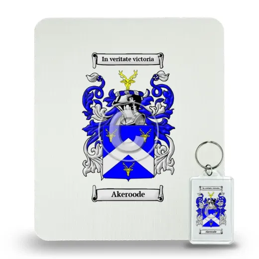 Akeroode Mouse Pad and Keychain Combo Package