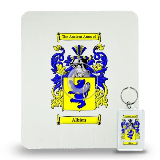 Albien Mouse Pad and Keychain Combo Package