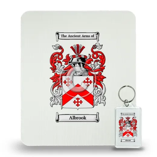 Albrook Mouse Pad and Keychain Combo Package