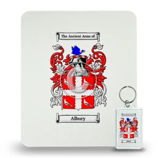 Albury Mouse Pad and Keychain Combo Package