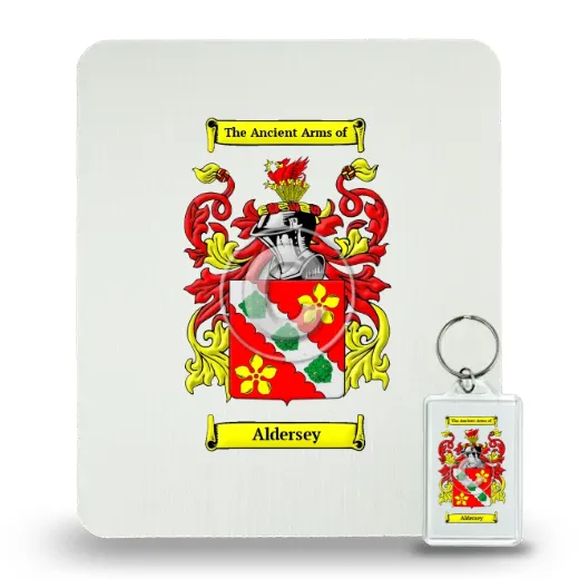 Aldersey Mouse Pad and Keychain Combo Package