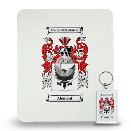 Alement Mouse Pad and Keychain Combo Package