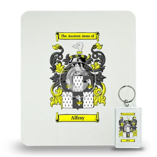 Alfray Mouse Pad and Keychain Combo Package