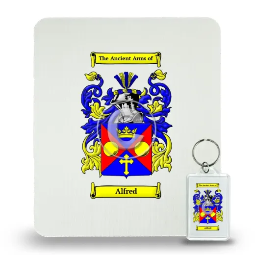 Alfred Mouse Pad and Keychain Combo Package