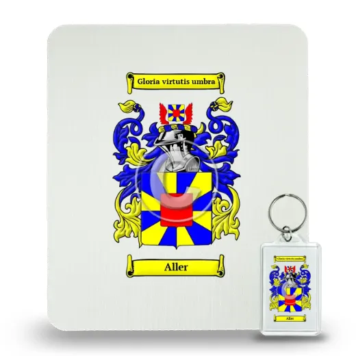 Aller Mouse Pad and Keychain Combo Package