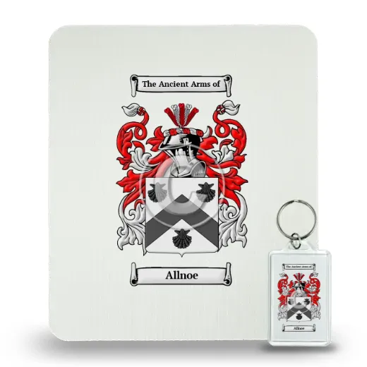 Allnoe Mouse Pad and Keychain Combo Package