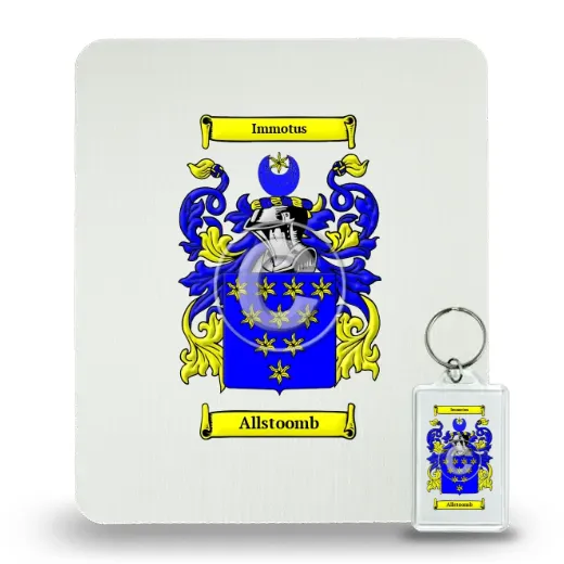 Allstoomb Mouse Pad and Keychain Combo Package