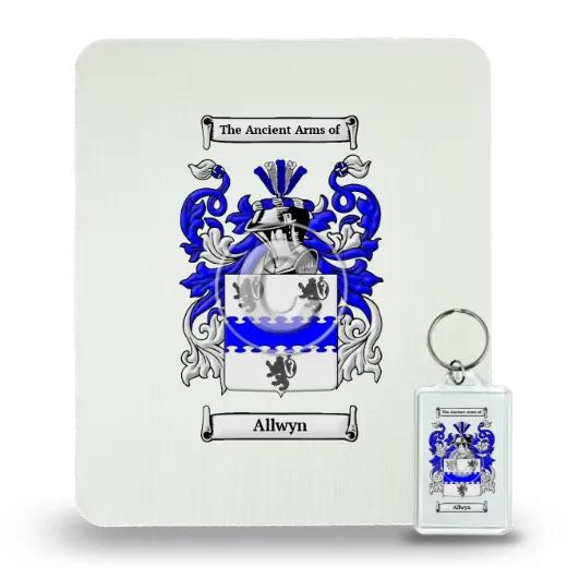Allwyn Mouse Pad and Keychain Combo Package