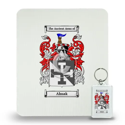Almak Mouse Pad and Keychain Combo Package