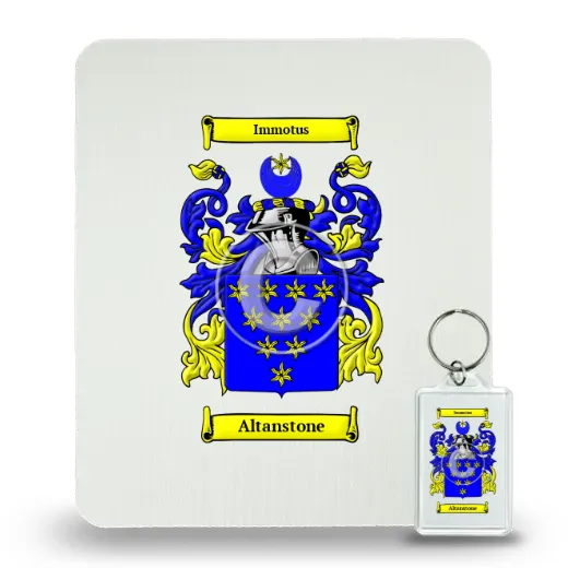 Altanstone Mouse Pad and Keychain Combo Package