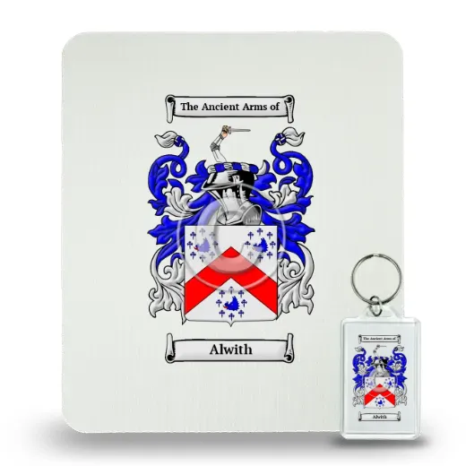 Alwith Mouse Pad and Keychain Combo Package