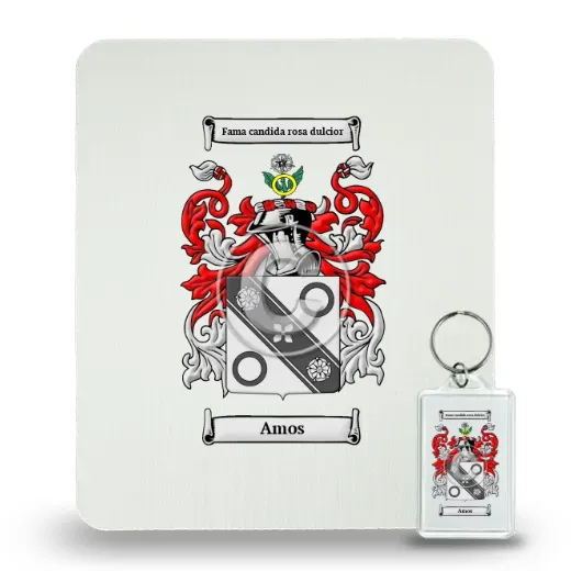 Amos Mouse Pad and Keychain Combo Package