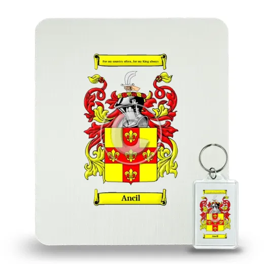 Ancil Mouse Pad and Keychain Combo Package