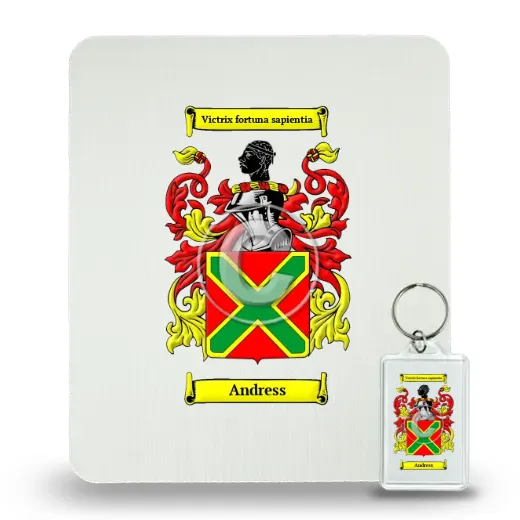 Andress Mouse Pad and Keychain Combo Package