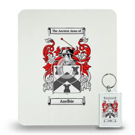 Anelbie Mouse Pad and Keychain Combo Package