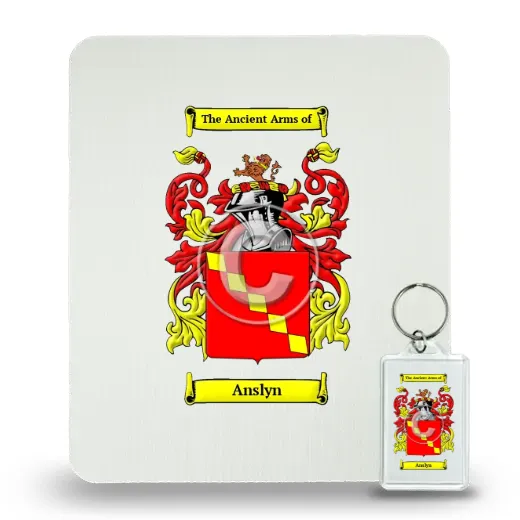 Anslyn Mouse Pad and Keychain Combo Package