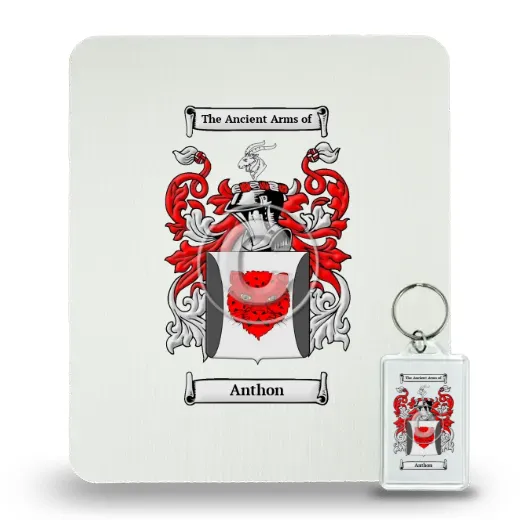Anthon Mouse Pad and Keychain Combo Package