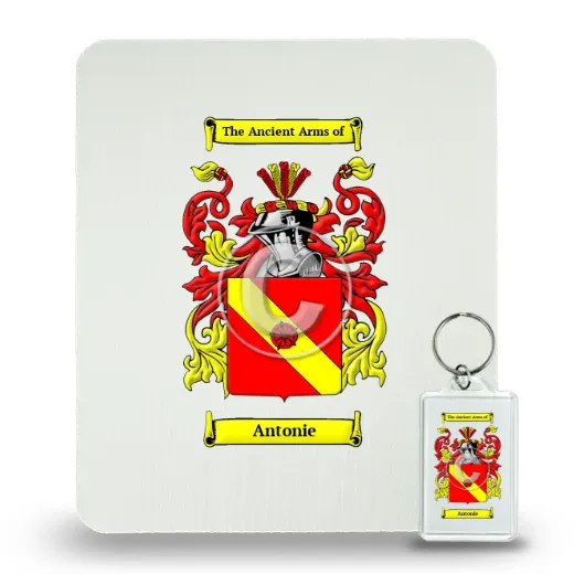 Antonie Mouse Pad and Keychain Combo Package