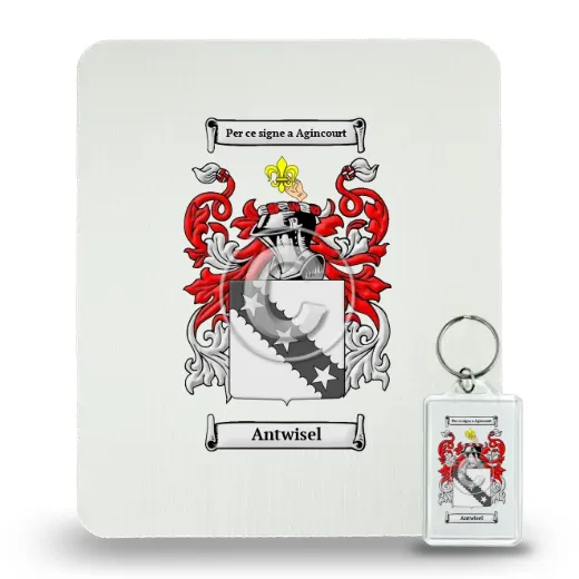 Antwisel Mouse Pad and Keychain Combo Package