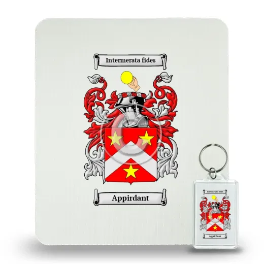 Appirdant Mouse Pad and Keychain Combo Package