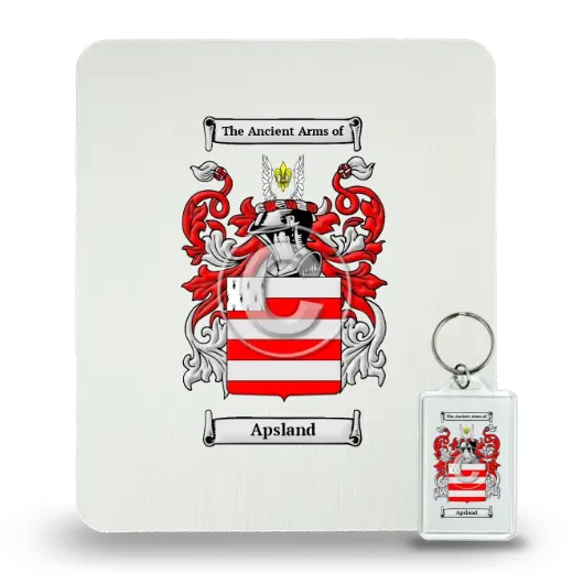 Apsland Mouse Pad and Keychain Combo Package