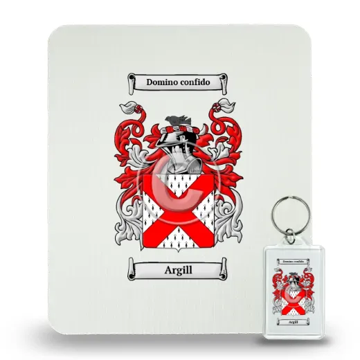 Argill Mouse Pad and Keychain Combo Package