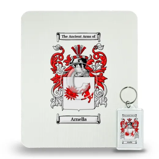 Arnella Mouse Pad and Keychain Combo Package