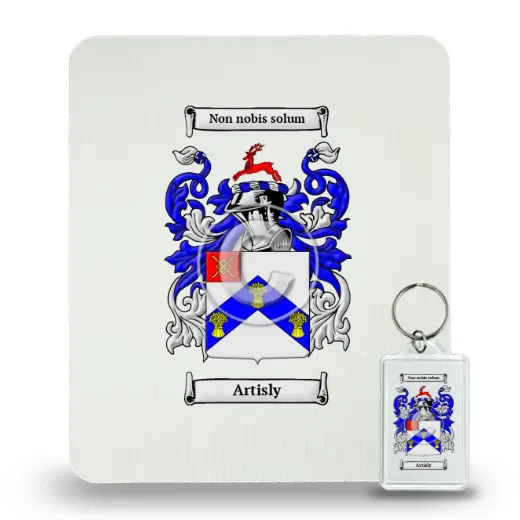 Artisly Mouse Pad and Keychain Combo Package