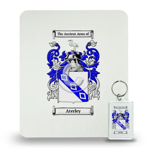 Aterley Mouse Pad and Keychain Combo Package