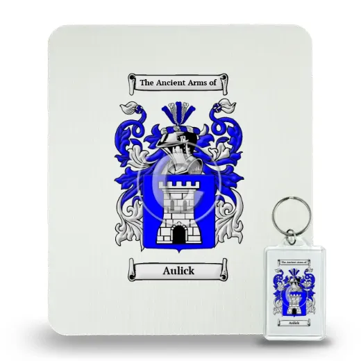 Aulick Mouse Pad and Keychain Combo Package