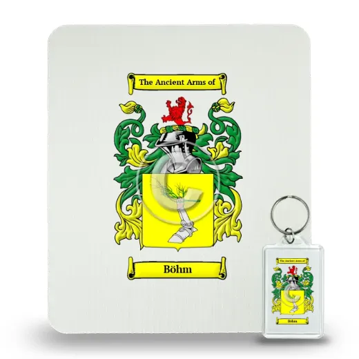 Böhm Mouse Pad and Keychain Combo Package