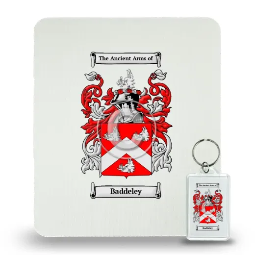 Baddeley Mouse Pad and Keychain Combo Package