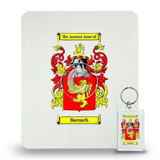 Baensch Mouse Pad and Keychain Combo Package