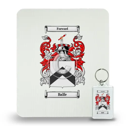 Balfe Mouse Pad and Keychain Combo Package