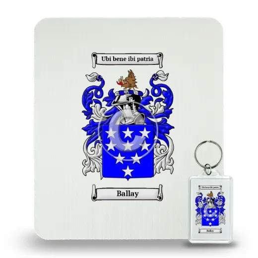 Ballay Mouse Pad and Keychain Combo Package