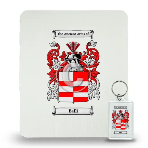 Balli Mouse Pad and Keychain Combo Package