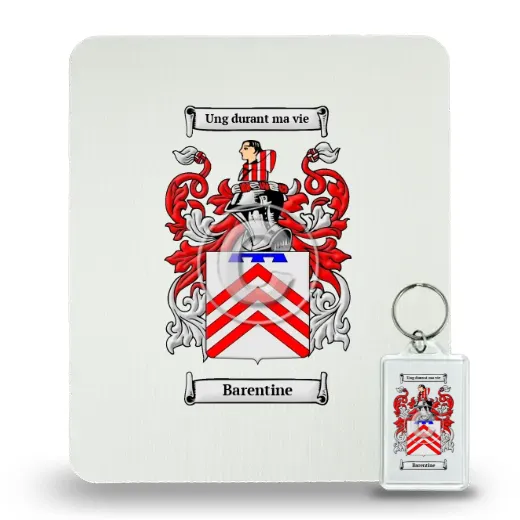 Barentine Mouse Pad and Keychain Combo Package