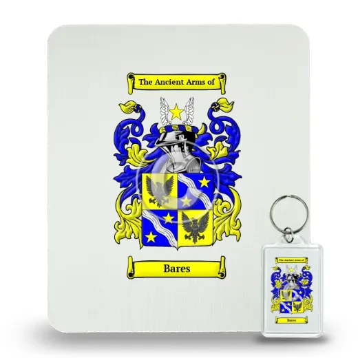 Bares Mouse Pad and Keychain Combo Package