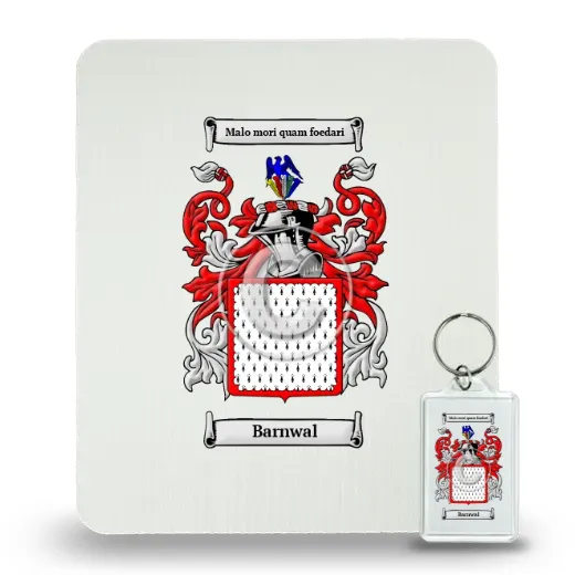 Barnwal Mouse Pad and Keychain Combo Package