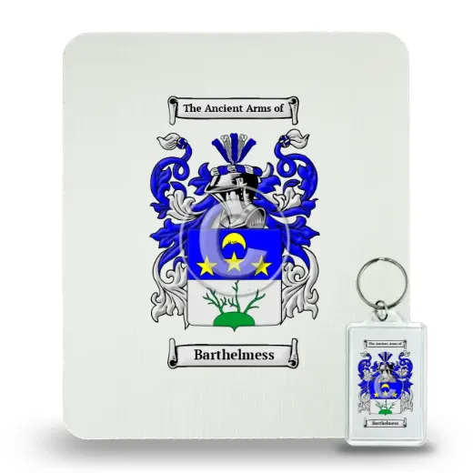 Barthelmess Mouse Pad and Keychain Combo Package