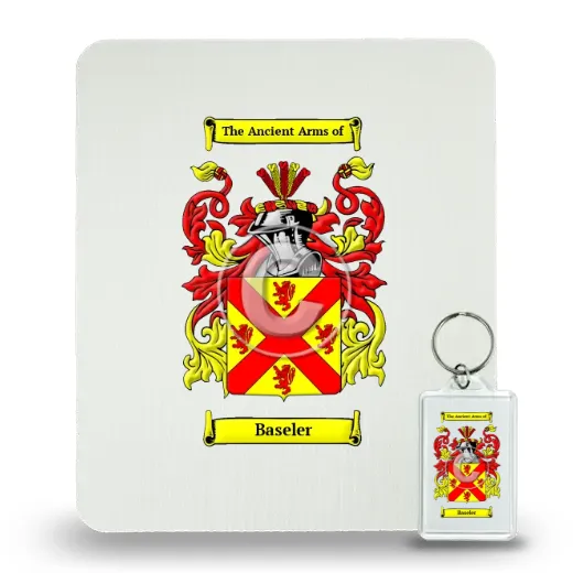 Baseler Mouse Pad and Keychain Combo Package