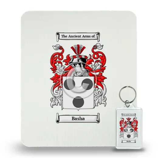 Basha Mouse Pad and Keychain Combo Package