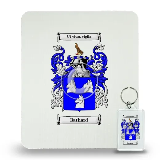 Bathard Mouse Pad and Keychain Combo Package