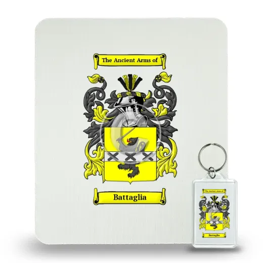 Battaglia Mouse Pad and Keychain Combo Package