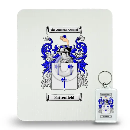 Battenfield Mouse Pad and Keychain Combo Package