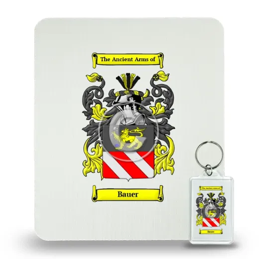 Bauer Mouse Pad and Keychain Combo Package